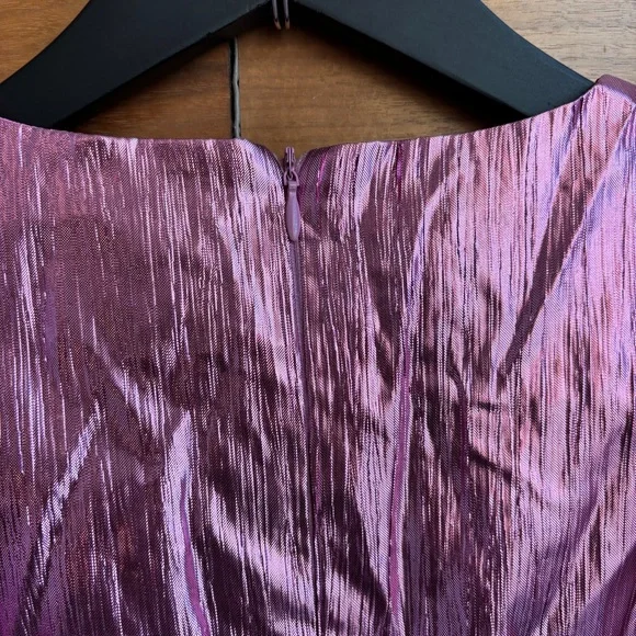 NWT HYACINTH HOUSE Pink Plisse Coolidge Mini Dress, Size XS - Picture 15 of 16